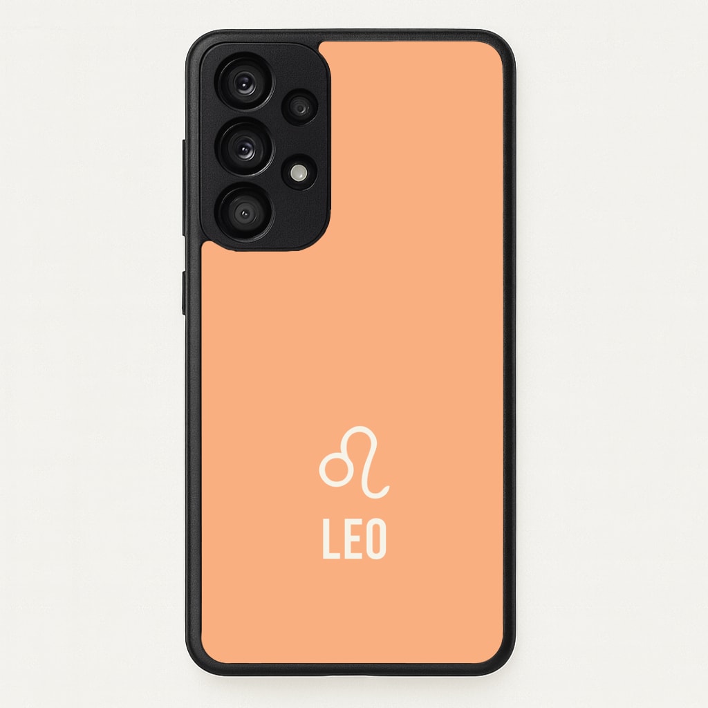 Leo Pastel Zodiac Galaxy A33 Case