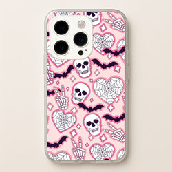 Cute Halloween Stickers Pattern iPhone 14 Pro Case