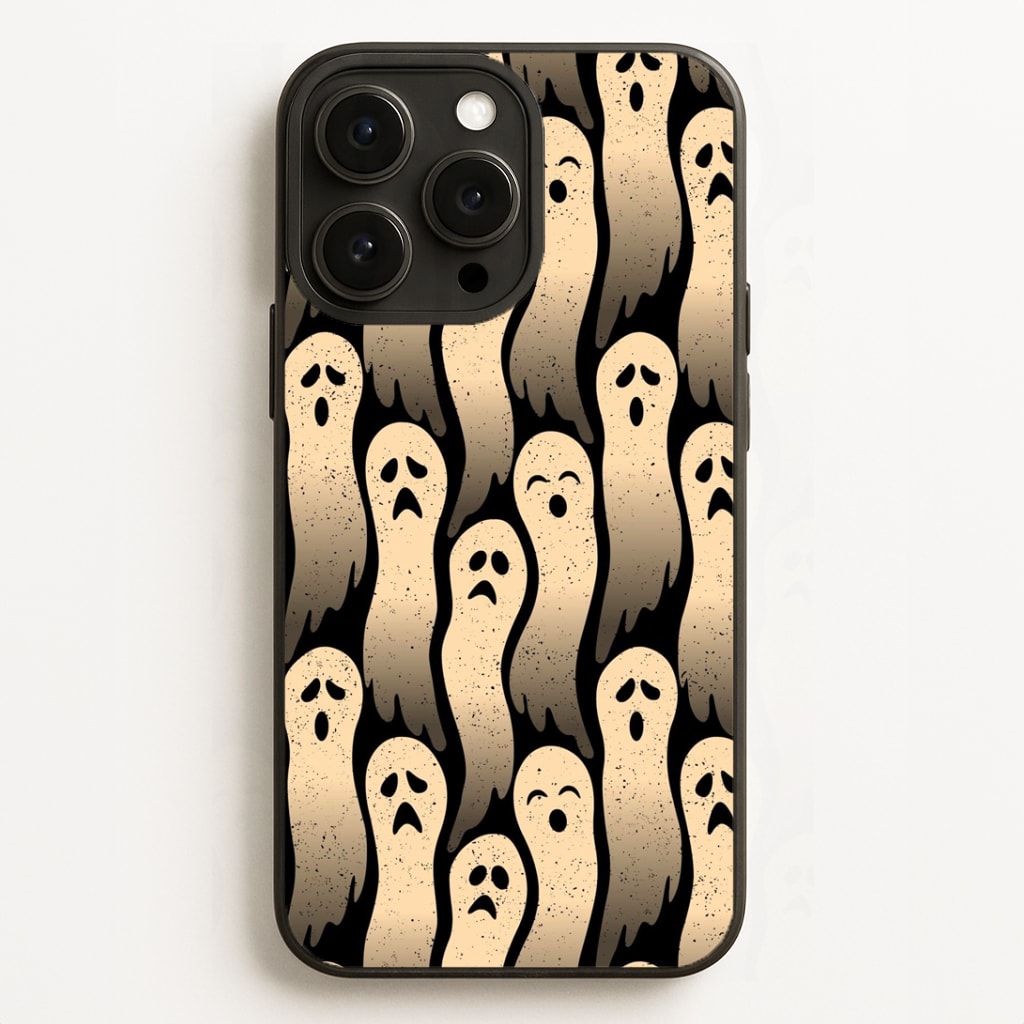 Vintage Wriggly Ghost Pattern Phone Case for iPhone, Samsung Galaxy and Google Pixel