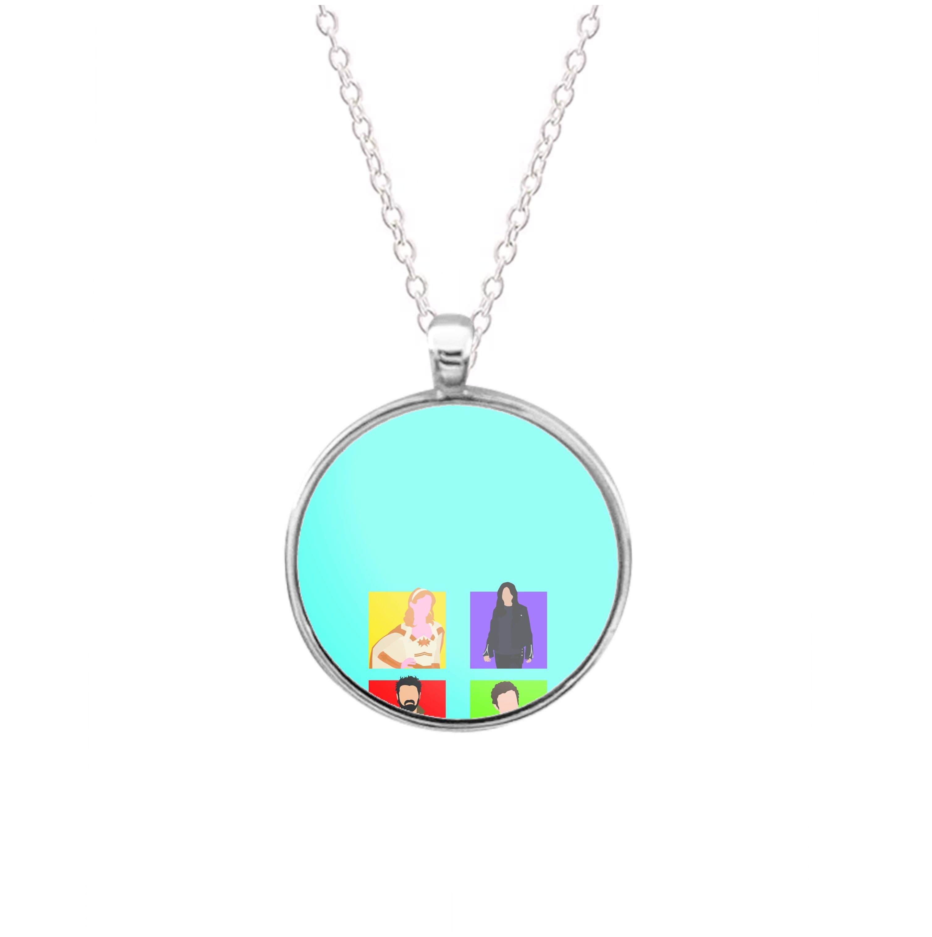 Characters Collage Necklace