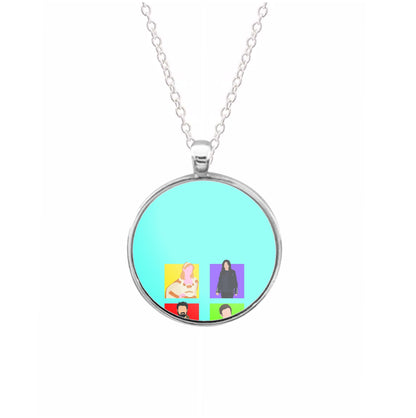 Characters Collage Necklace