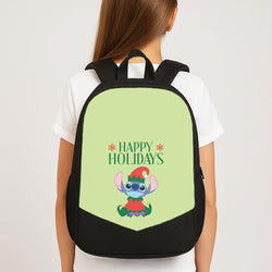 Cute Blue Alien Elf School Bag