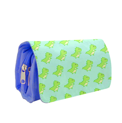 Green Dinosaurs Pattern - Dinosaurs Pencil Case