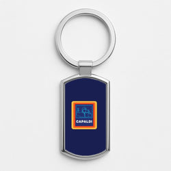 Capaldi  Silver Metal Keyring