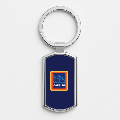 Capaldi  Silver Metal Keyring
