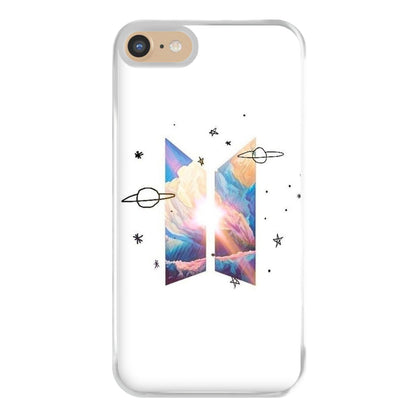 Space K-Pop Band Logo Phone Case