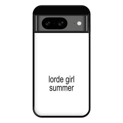 Lorde Girl Summer Google Pixel 8 Case