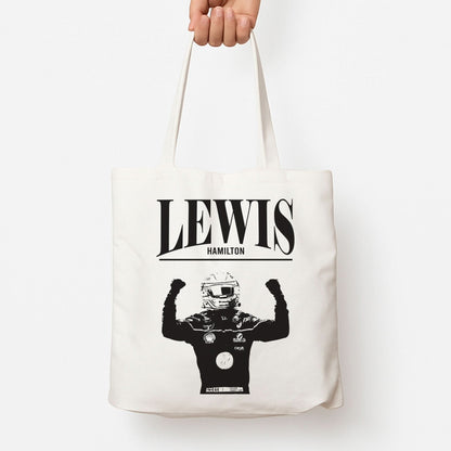 Lewis Red And Gold Tote Bag
