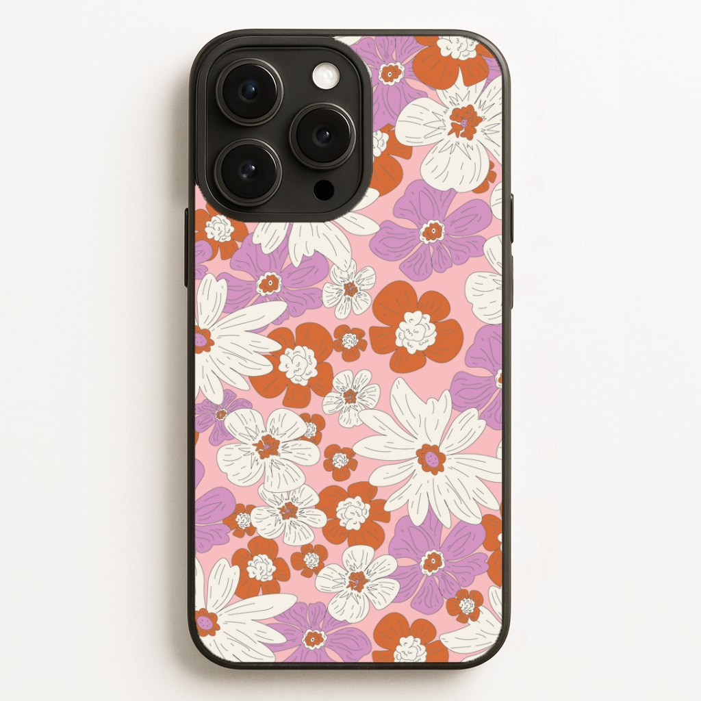 Retro Flowers - Floral Patterns Phone Case for iPhone, Samsung Galaxy and Google Pixel