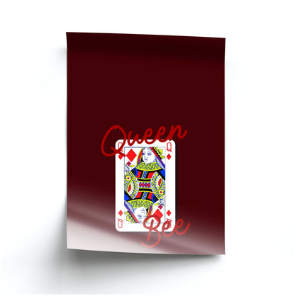 Queen Bee Playing Card Poster