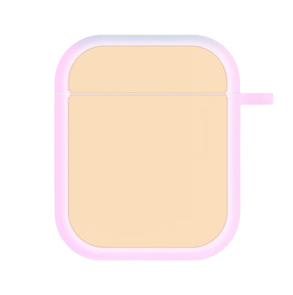 Back To Casics - Pretty Pastels - Plain Orange AirPods Case