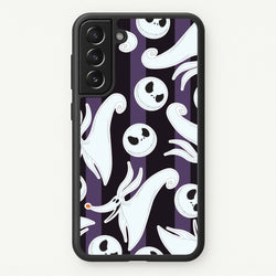 Skeleton Dog And Face Pattern Galaxy S21 Plus Case