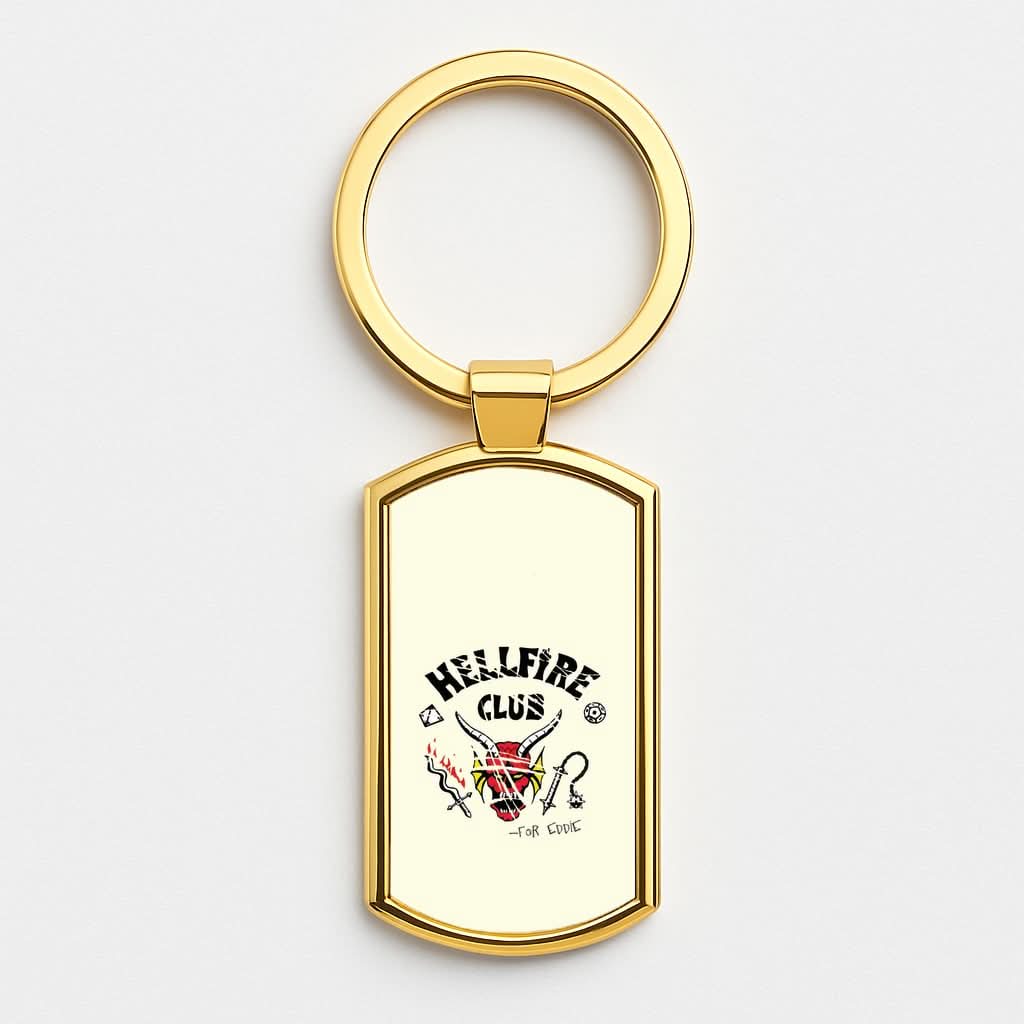Torn Hellfire Club Gold Keyring