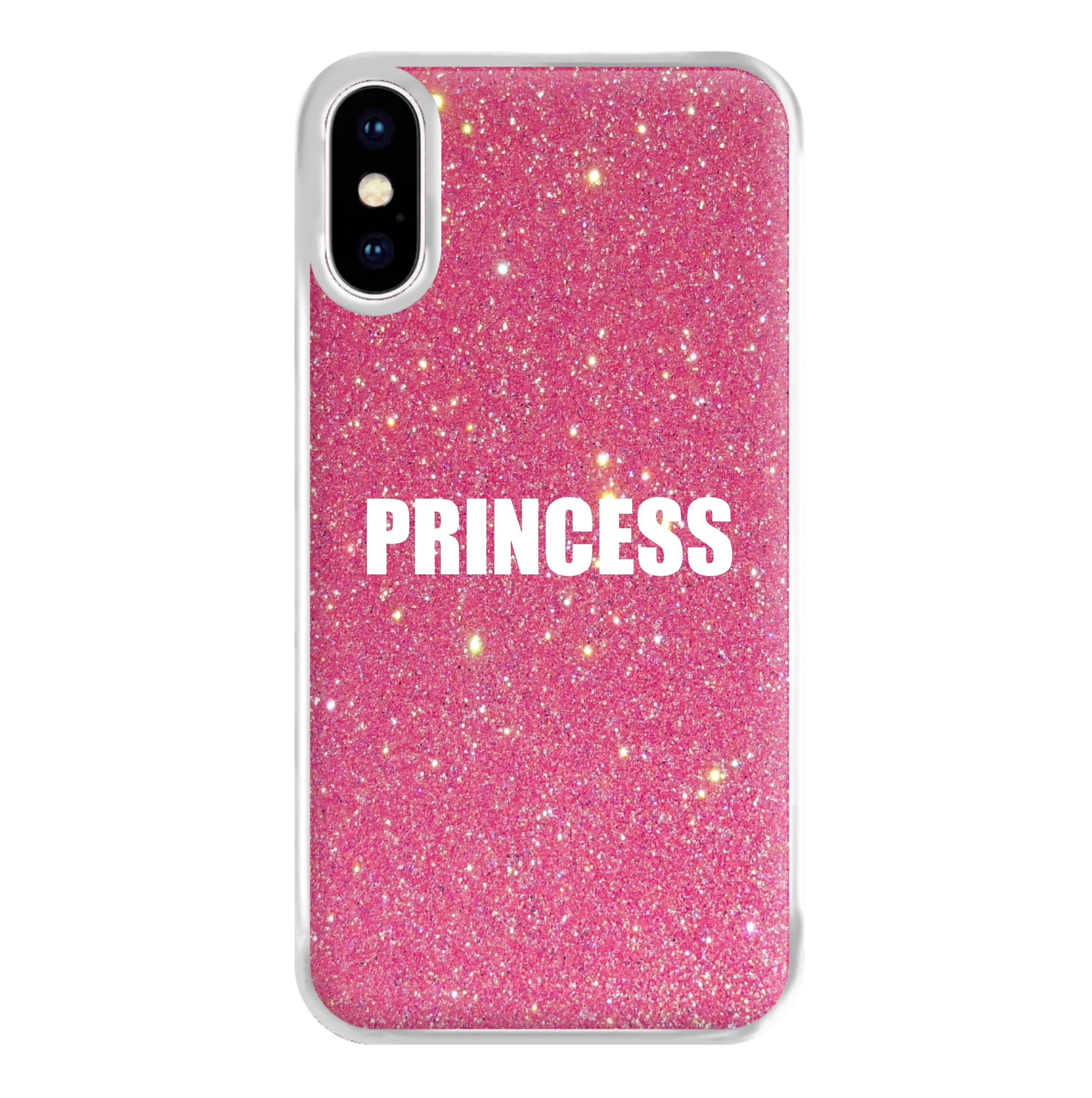 Glittery Pink Princess Phone Case