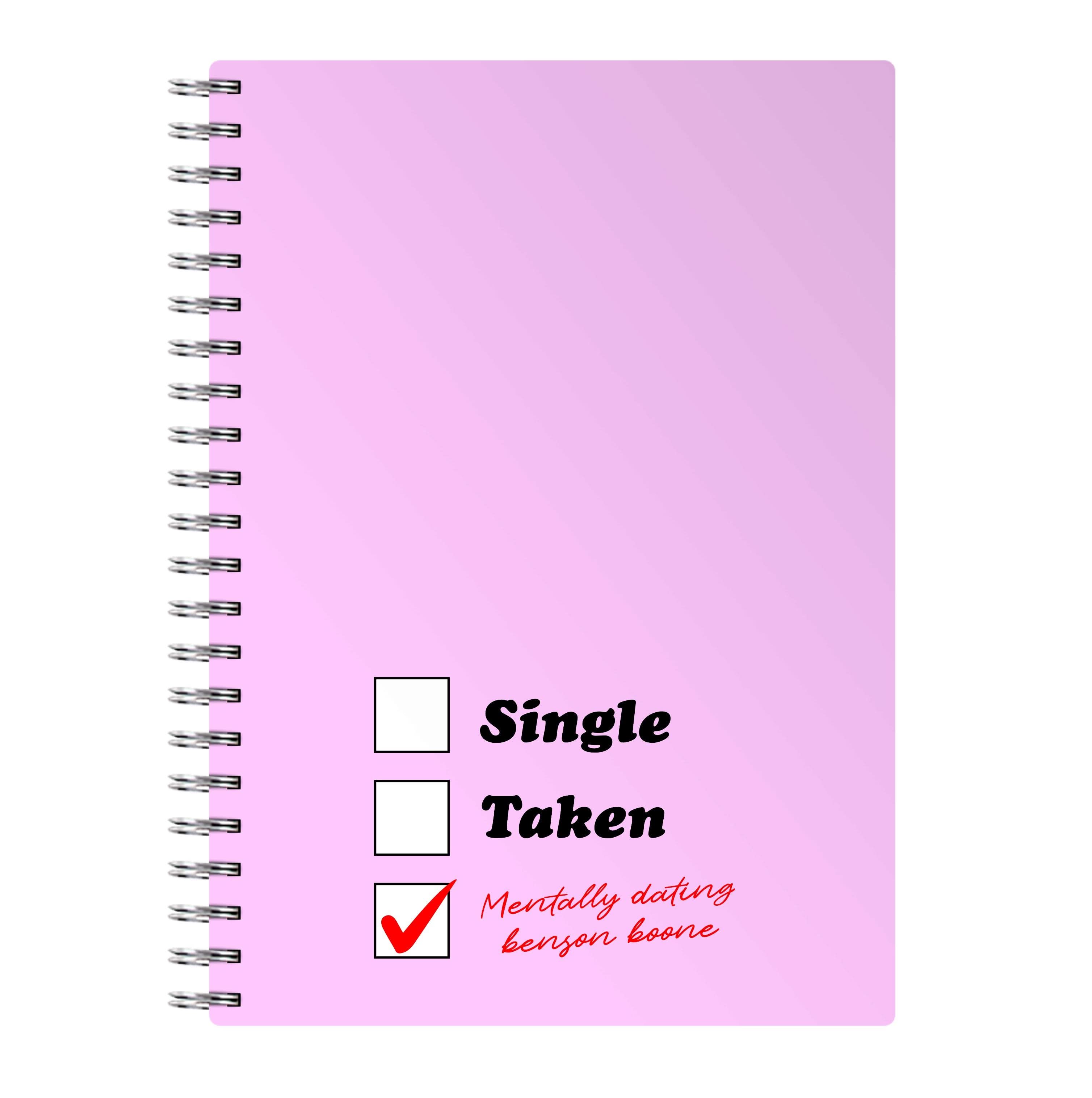 Mentally Dating Benson Notebook