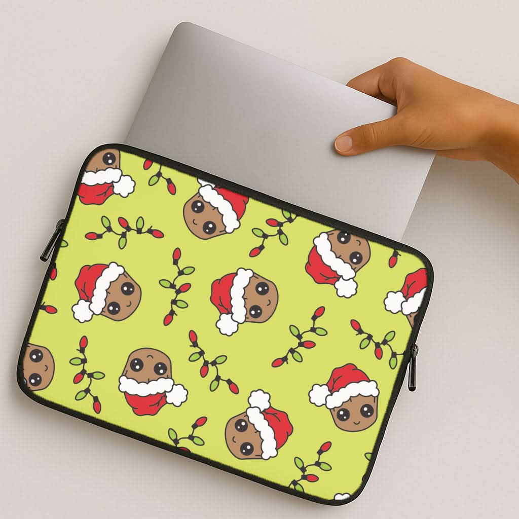 Christmas Tree Hero Pattern MacBook Cover