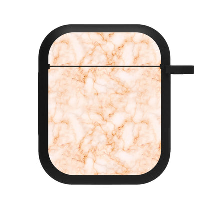 Rose Gold Marble AirPods Case