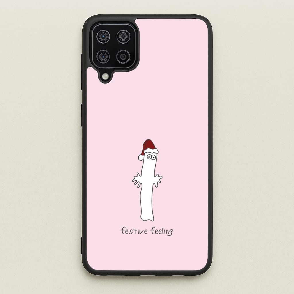 Festive Feeling Wiggly Moom Galaxy A12 Case