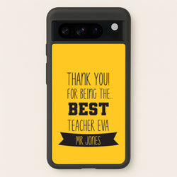 Thank You For Being The Best Teacher Google Pixel 8 Pro Case