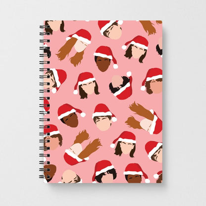 Christmas Stranger Crew Pattern Notebook