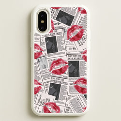 Front Page Kisses iPhone X / XS Case