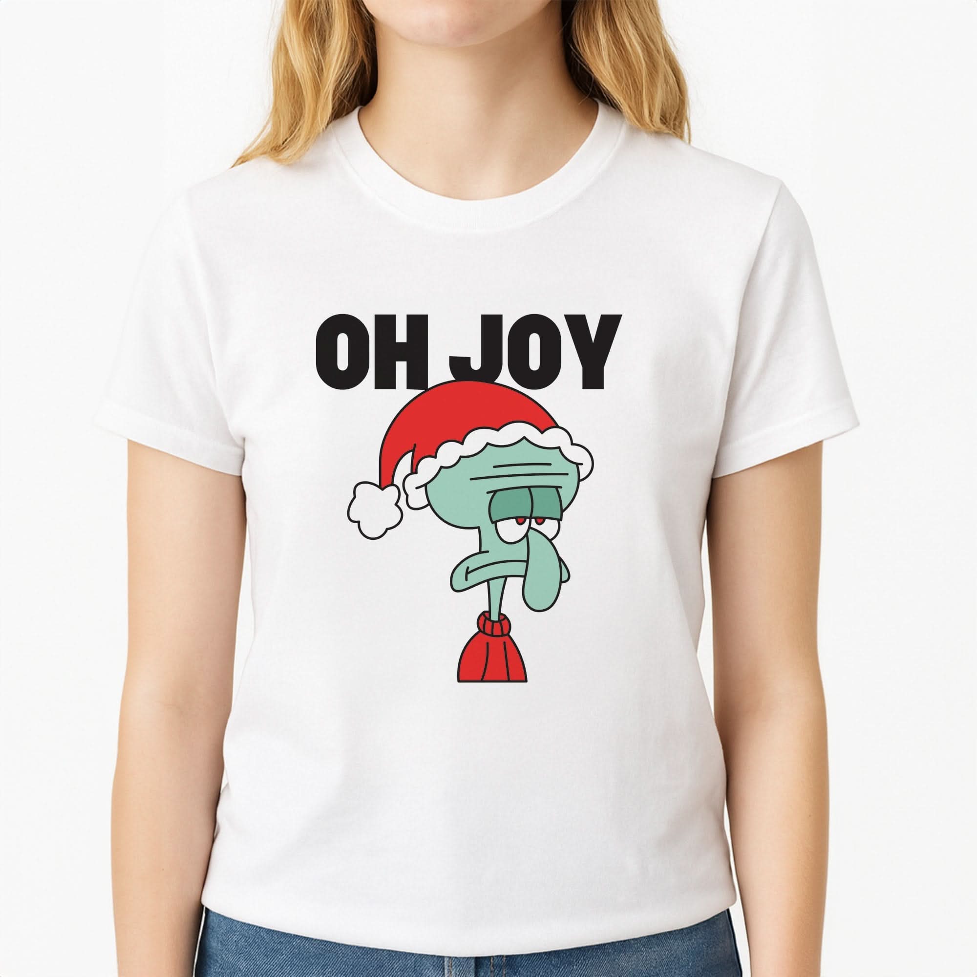 Oh Joy Cartoon Squid Womens T-Shirt