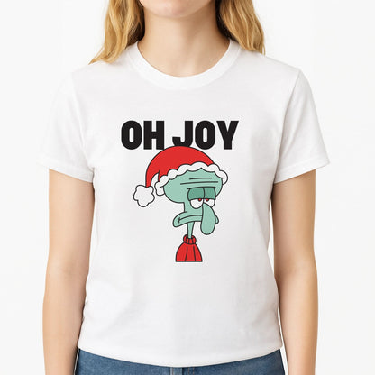 Oh Joy Cartoon Squid Womens T-Shirt