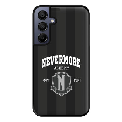 Addams Academy Gray Galaxy A16 Case