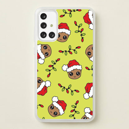Christmas Tree Hero Pattern Galaxy A71 Case