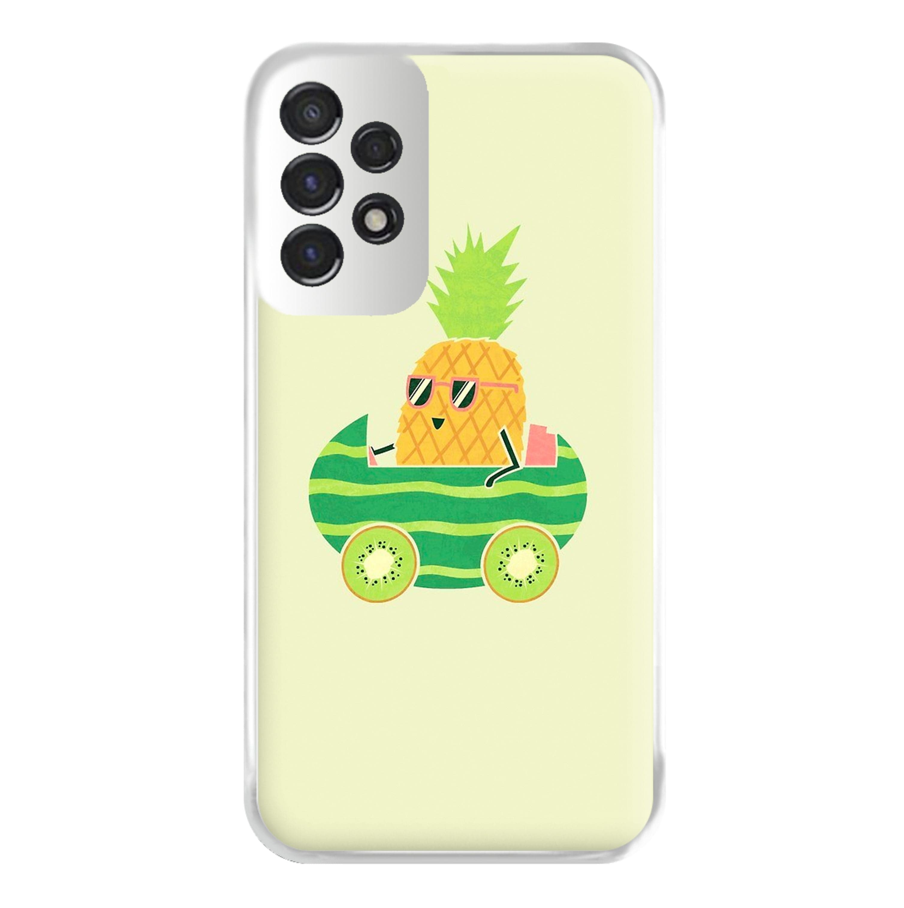 Summer Drive Pineapple Phone Case