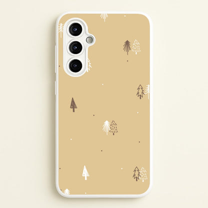 Minimal Christmas Trees Pattern Galaxy A54 Case