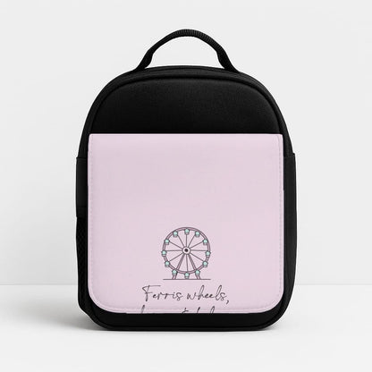 Ferris Wheels, Kisses & Lilacs Insulated Lunch Bag