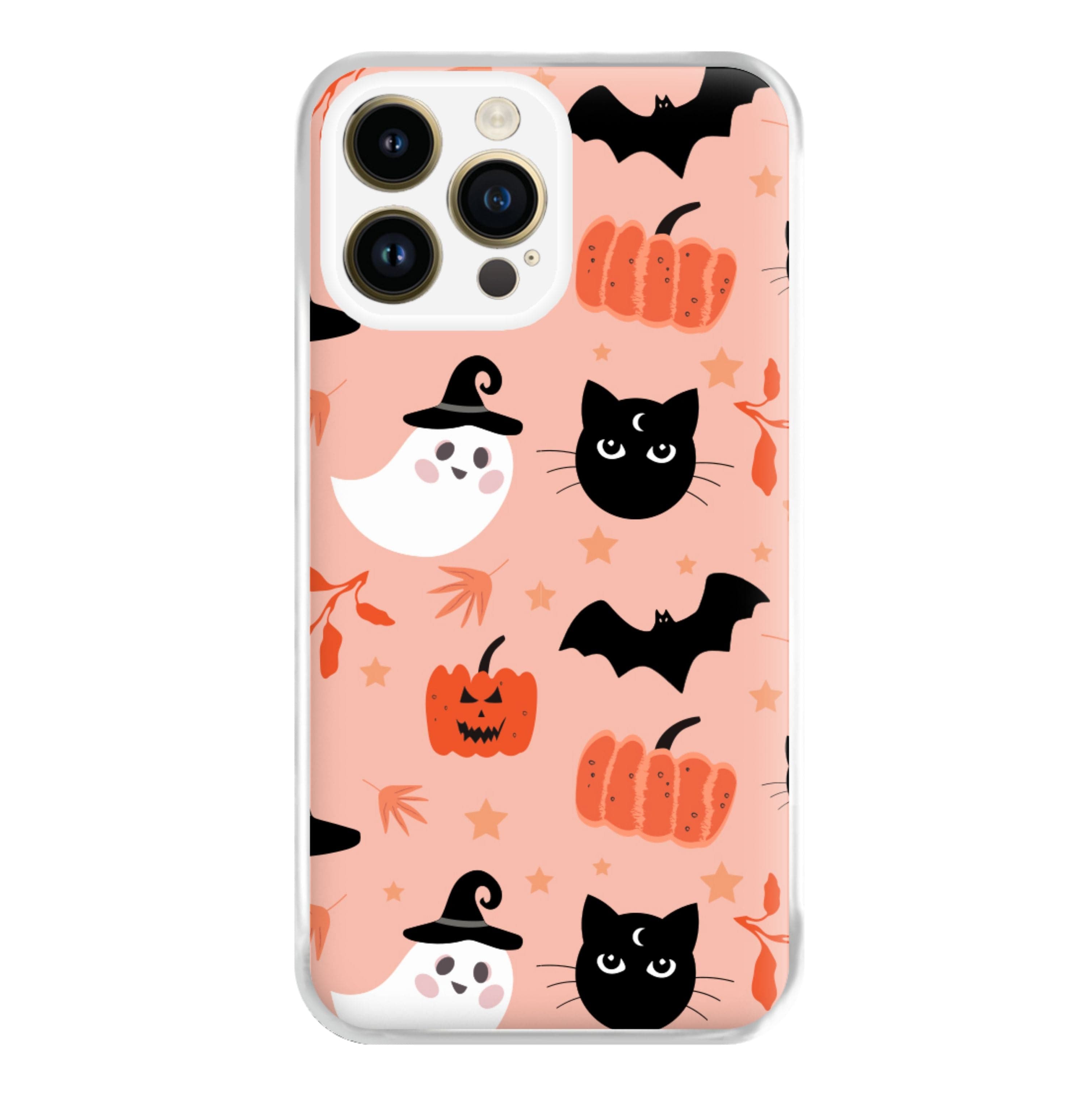 Pretty Pink Halloween Pattern Phone Case