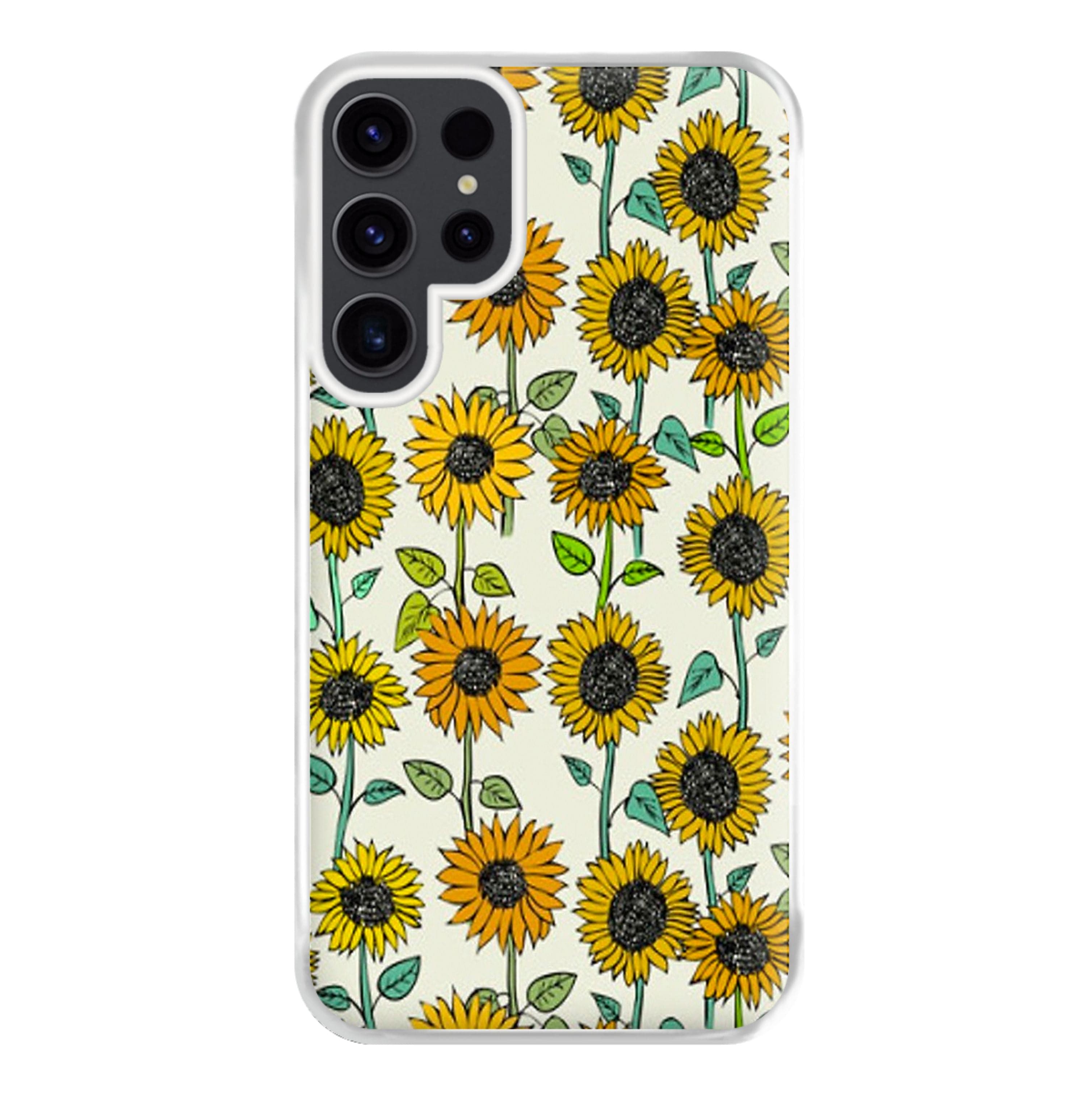 Painted Sunflowers Phone Case