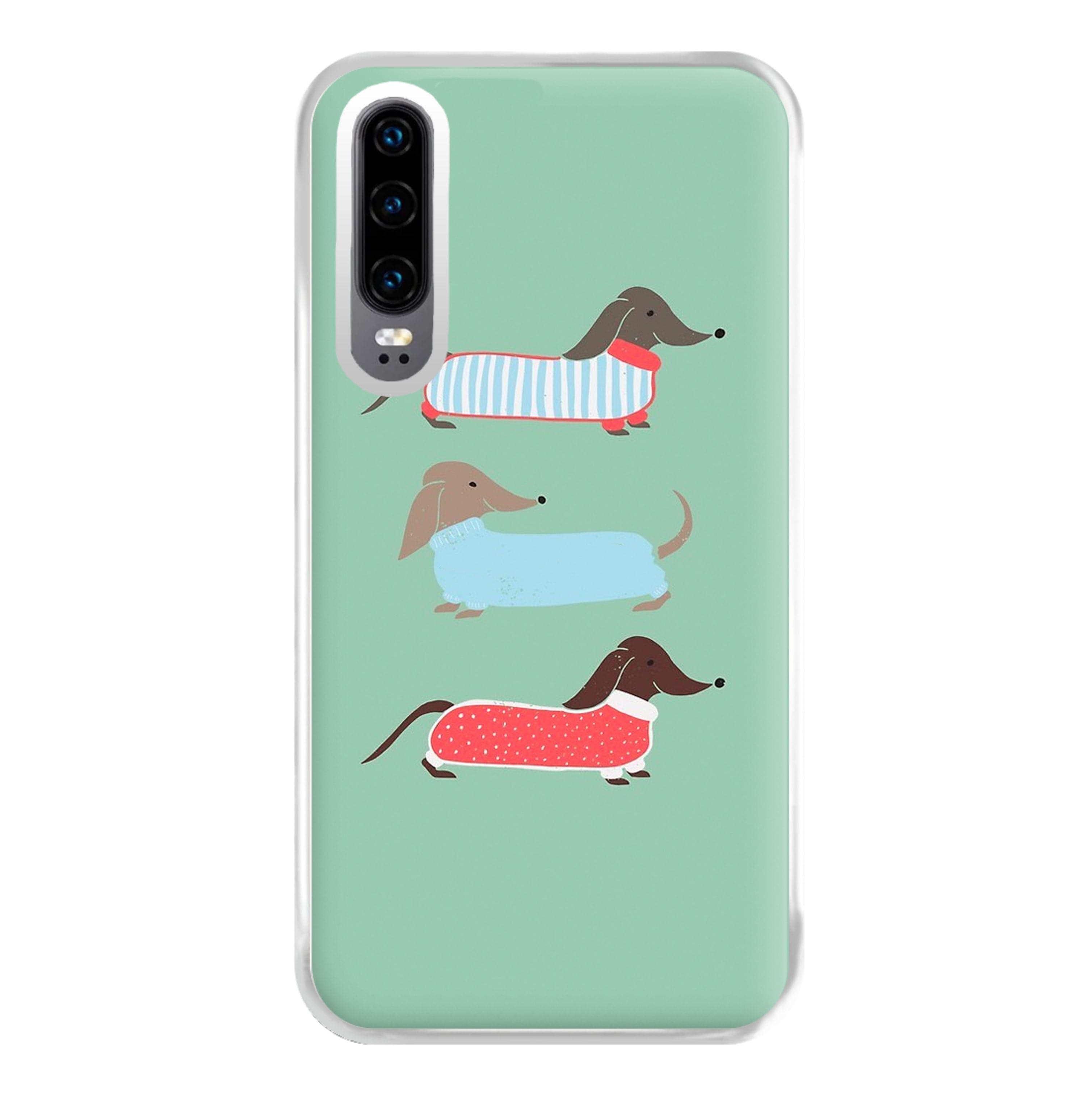 Sausage Dogs in Jumpers Phone Case