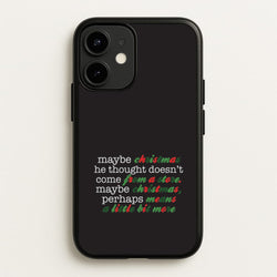 Green Creature Quote iPhone 12 / 12 Pro Case