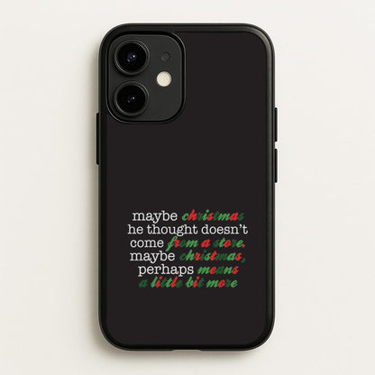 Green Creature Quote iPhone 12 Mini Case