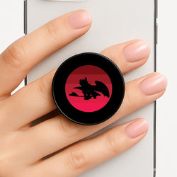Red Sunset Dragon Phone Grip
