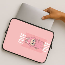 Cute Pink Monster MacBook Cover