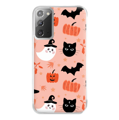 Pretty Pink Halloween Pattern Phone Case