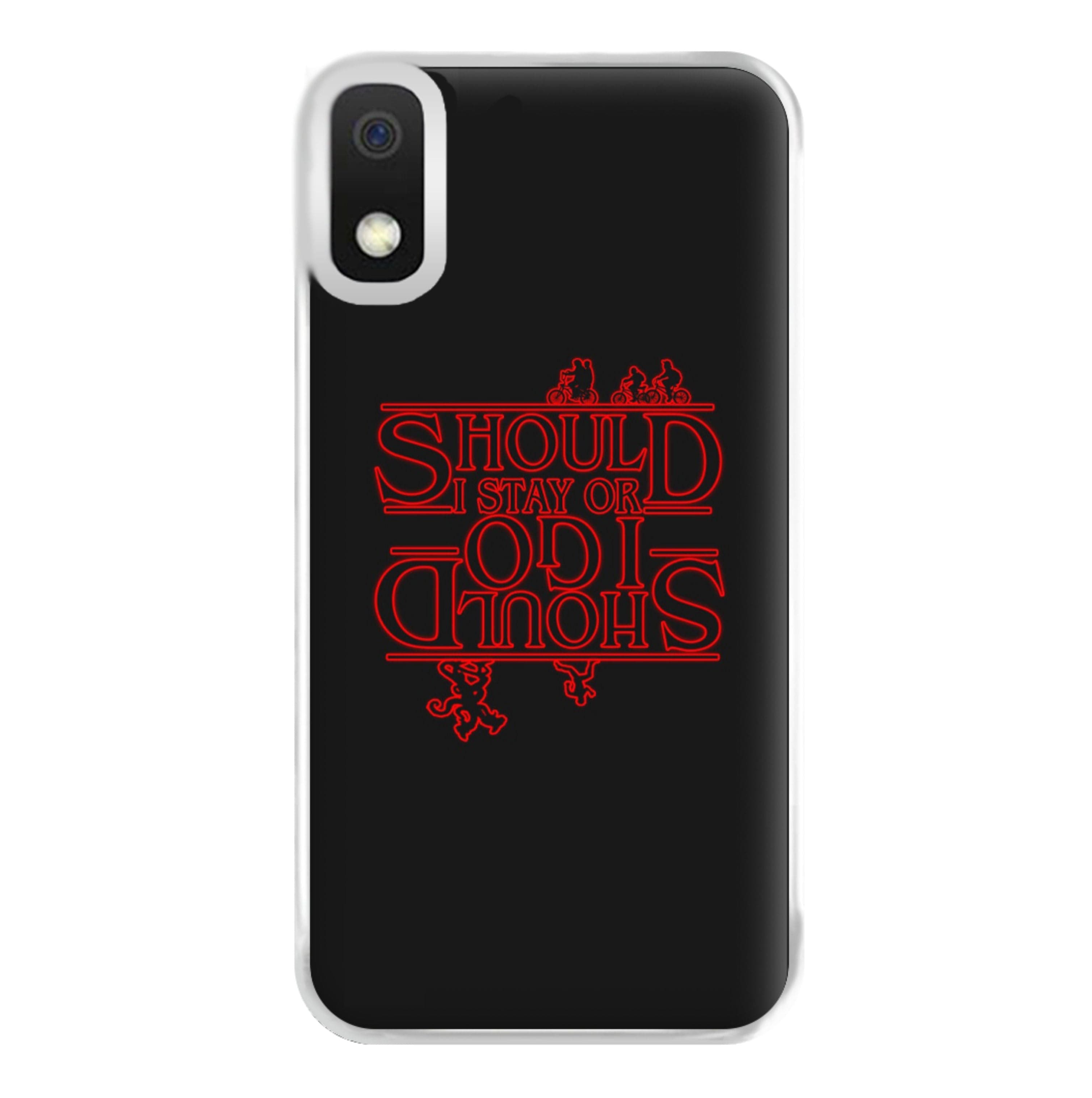 Should I Stay Or Should I Go Upside Down Phone Case