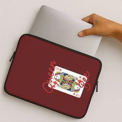 Queen Bee Playing Card MacBook Cover