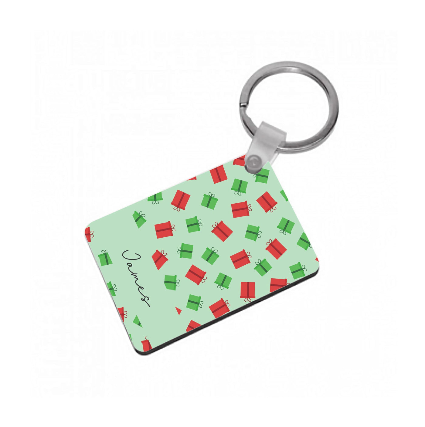 Personalised Chirstmas Presents Keyring