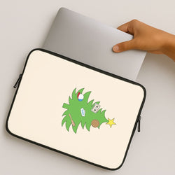 Upside Down Christmas Tree MacBook Cover