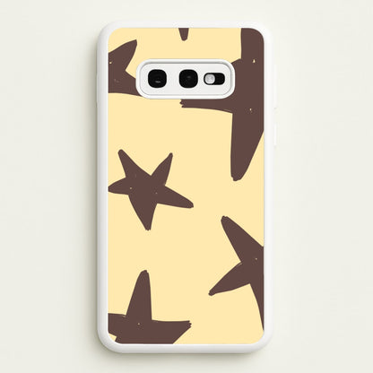 Vanilla & Chocolate Stars Galaxy S10e Case