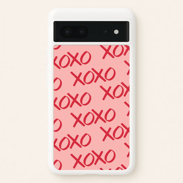 XOXO Pattern Google Pixel 7 Case