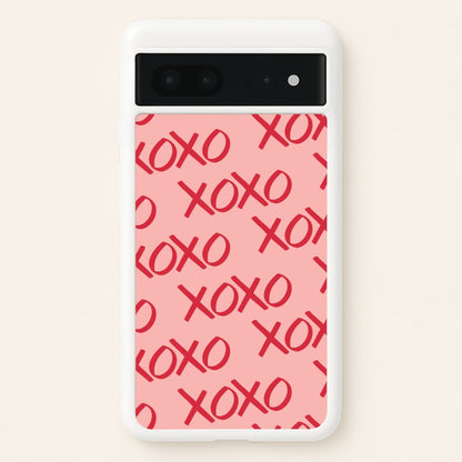 XOXO Pattern Google Pixel 7 Case