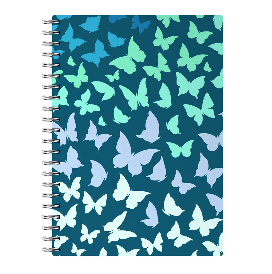 Blue Gradient Butterfly - Butterfly Patterns Notebook