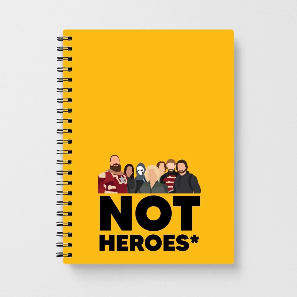 Not Heroes Notebook