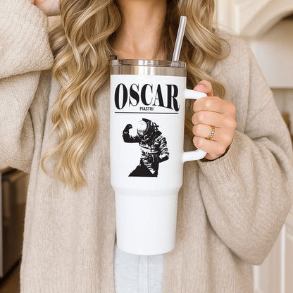 Oscar Orange And Black Tumbler